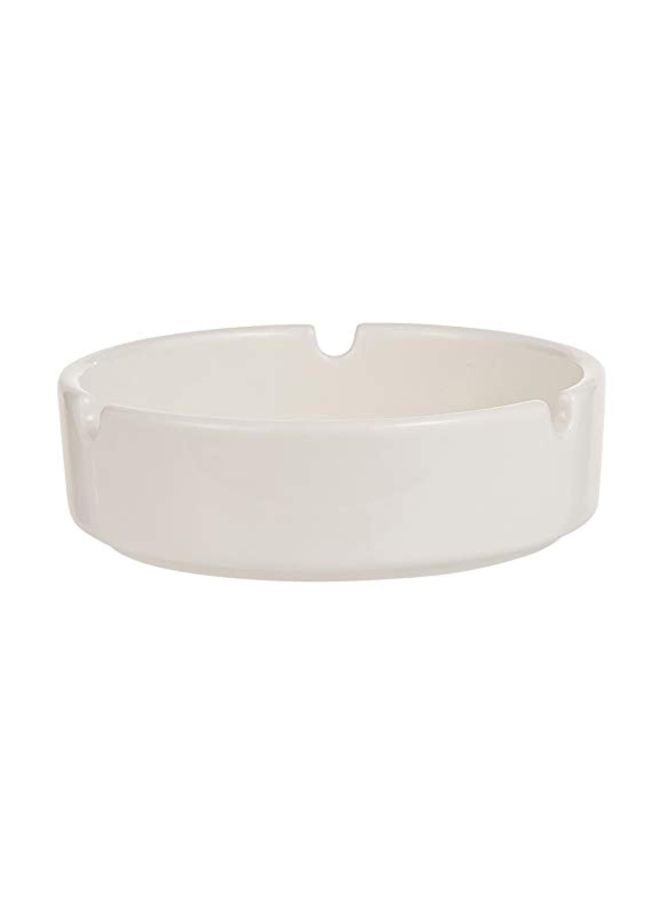 Blossom Household Ceramic Round Ashtray Ivory XL  - Image 2