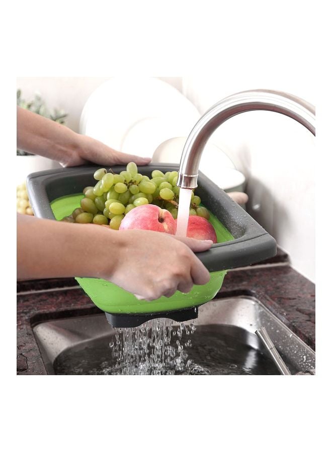 FRIEET - Folding Colander Basket Multicolour 61x26x12centimeter - Image 1