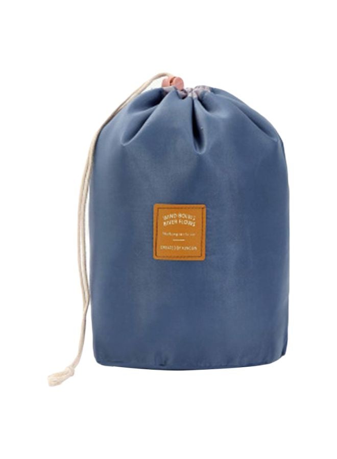 Waterproof Cosmetic Bag Blue/White - Image 1