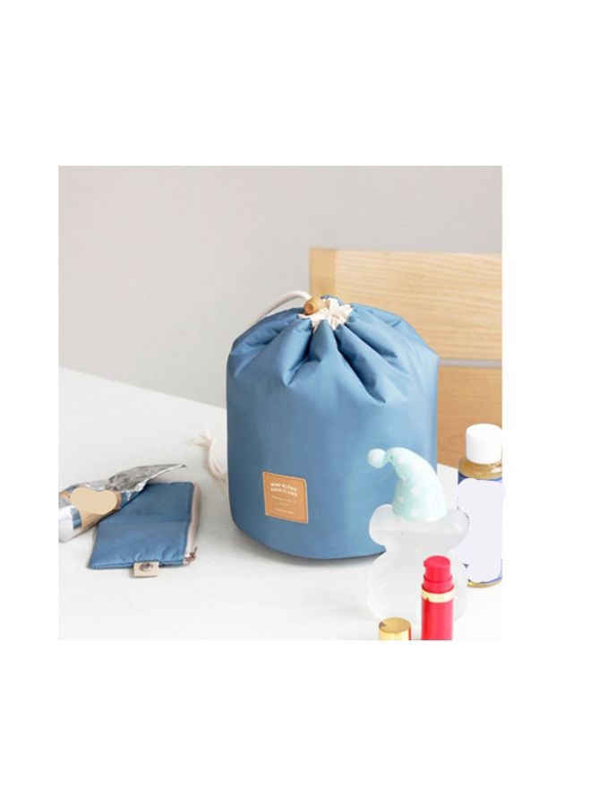 Waterproof Cosmetic Bag Blue/White - Image 2