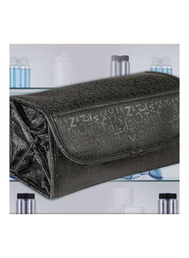 حقيبة تخزين أدوات التجميل متعددة الوظائف أسود/وردي - Image 2