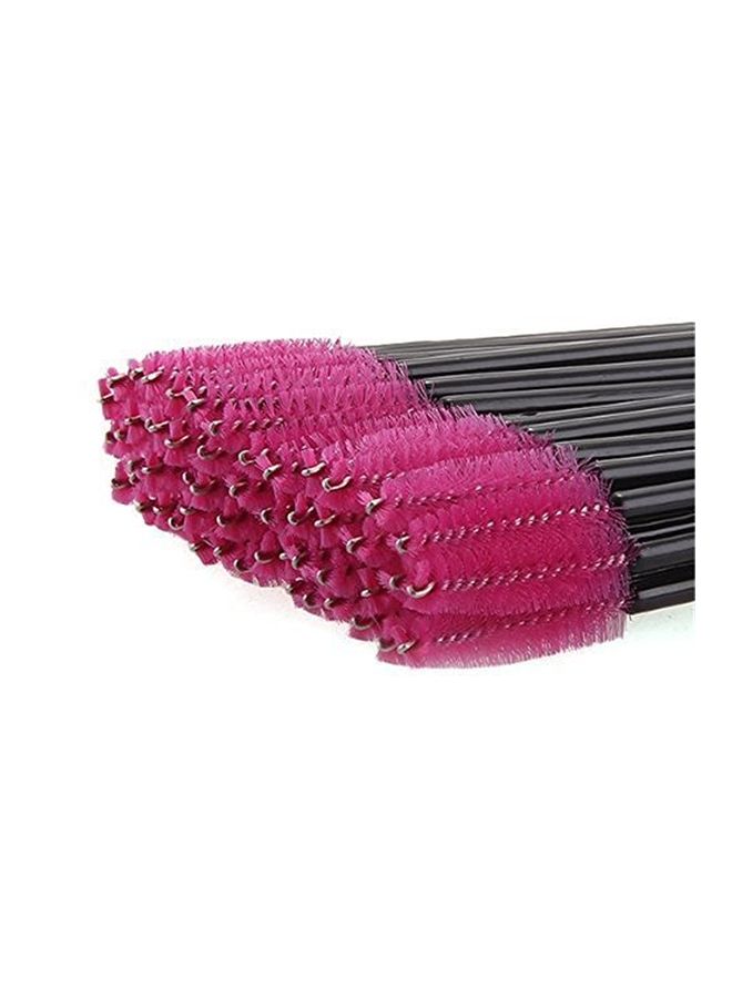 100-Piece Mascara Applicator Wand Brush Pink/Black - v1570111961/N30489601A_2