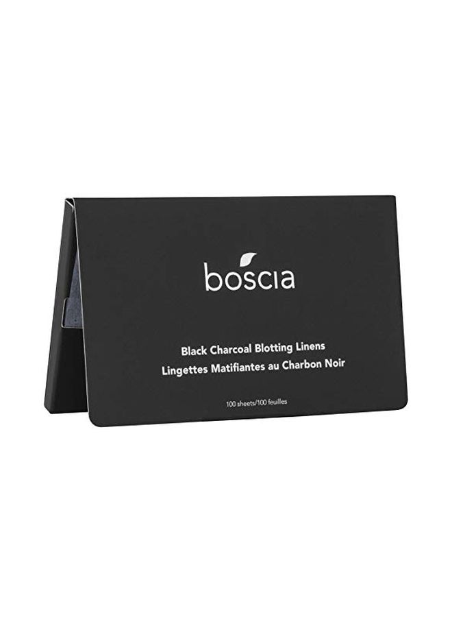 boscia 100-Piece Charcoal Blotting Linens Black - Image 2
