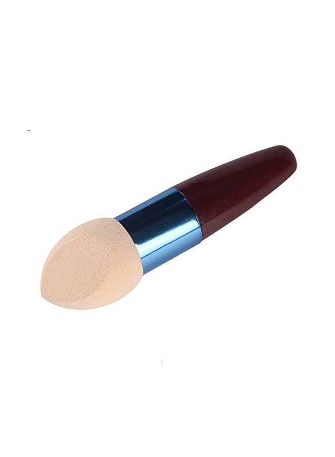 Bodermincer 3-Piece Egg Puff Make Up Sponge Brush Green/Rose/Brown  - Image 2