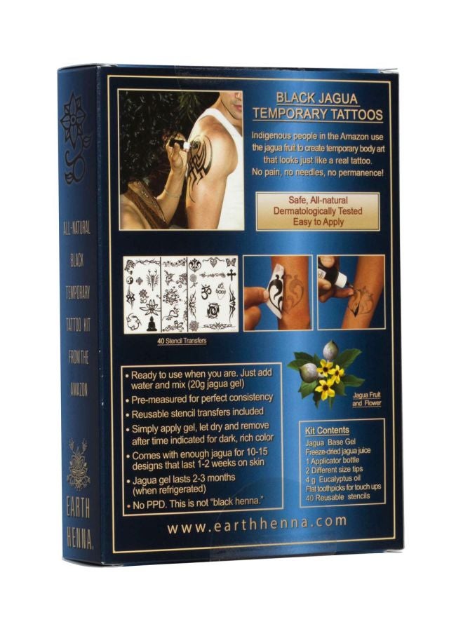 Earth Henna - Jagua Tattoo Premium Kit Black - Image 1