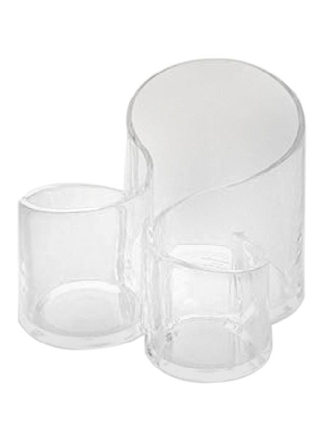 بو تو حامل فراشي مكياج شفاف - Image 1