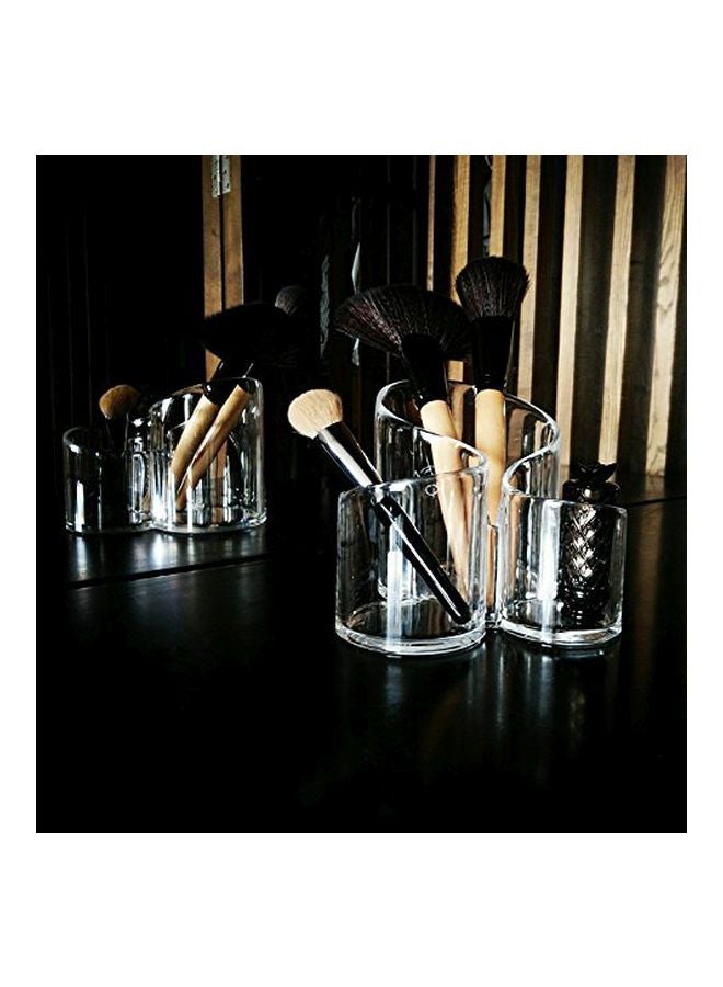 بو تو حامل فراشي مكياج شفاف - Image 3