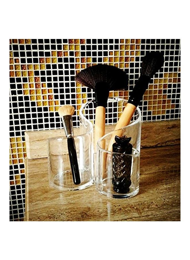 بو تو حامل فراشي مكياج شفاف - Image 4