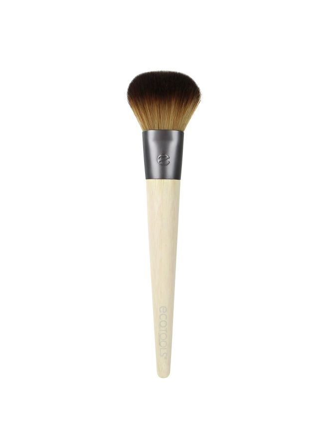 Ecotools Precision Blush Brush Beige/Silver/Brown - Image 1