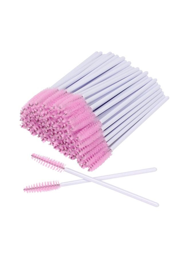 اكستور طقم فرش مكياج للعيون للاستعمال لمرة واحدة مكون من 100 قطعة أبيض/ وردي - Image 1