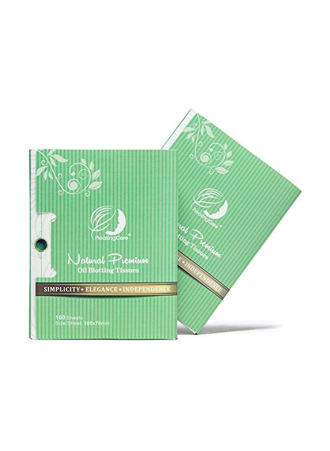 بليزينج كير عبوة ورق تنشيف دهون بشرة الوجه مكونة من 6 قطع أخضر - Image 2