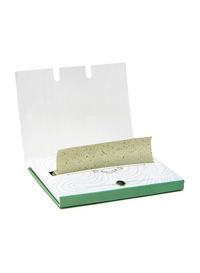 بليزينج كير عبوة ورق تنشيف دهون بشرة الوجه مكونة من 6 قطع أخضر - Image 1