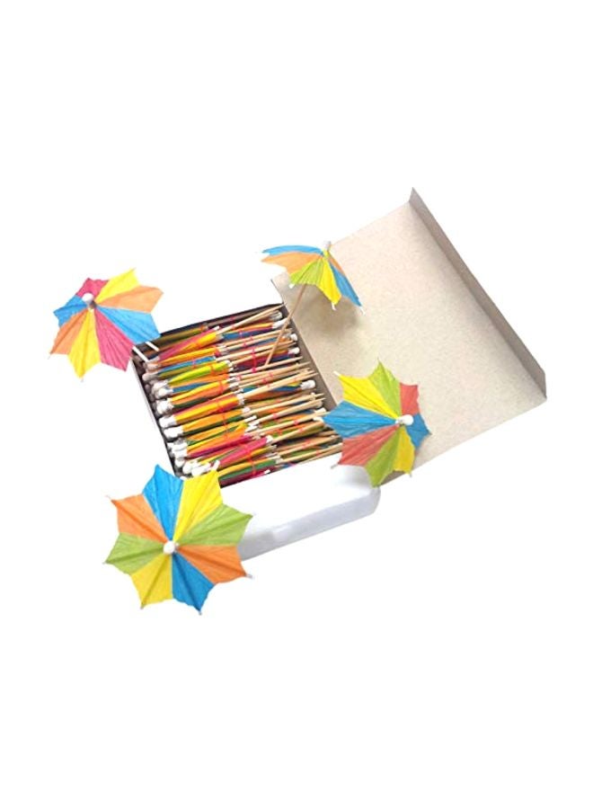 برو بار مجموعة مظلات للكوكتيل من 144 قطعة - Image 1