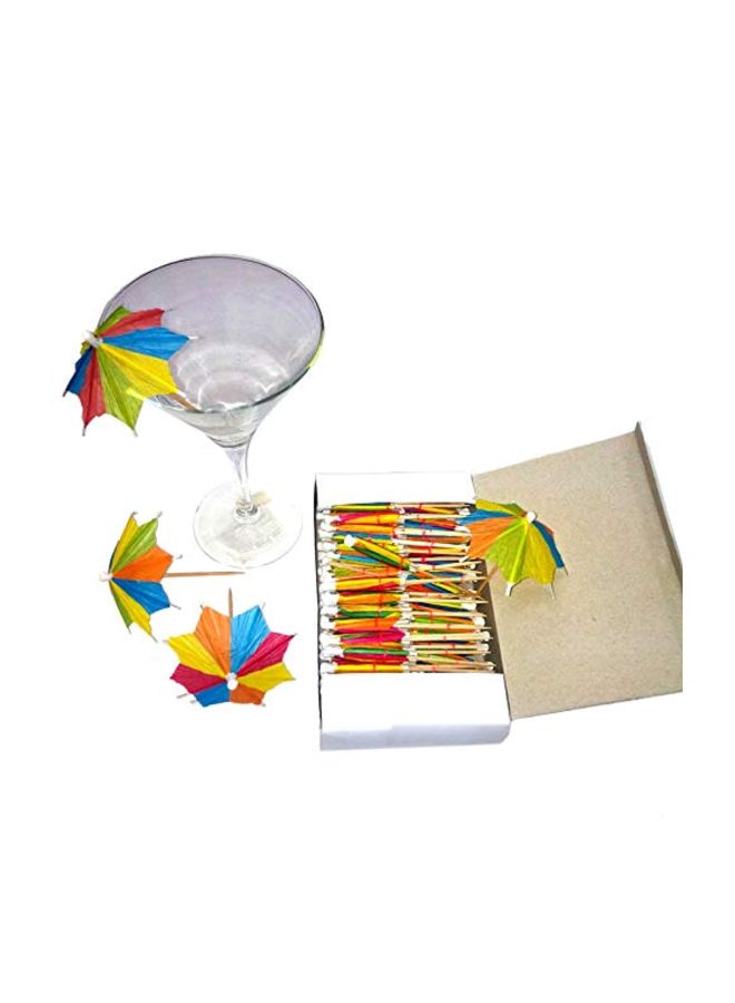 برو بار مجموعة مظلات للكوكتيل من 144 قطعة - Image 3