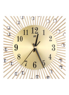 FRIEET Decorative Wall Mounted Clock Gold/Black 38cm  - Image 3