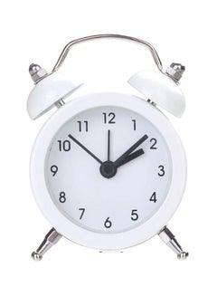 FRIEET Mini Classic Alarm Clock White 7.7x5x5centimeter  - Image 1