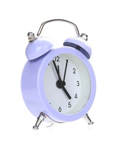 FRIEET Metal Mini Alarm Clock Purple 7.7x5x5centimeter  - Image 3