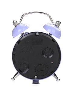 FRIEET Metal Mini Alarm Clock Purple 7.7x5x5centimeter  - Image 2