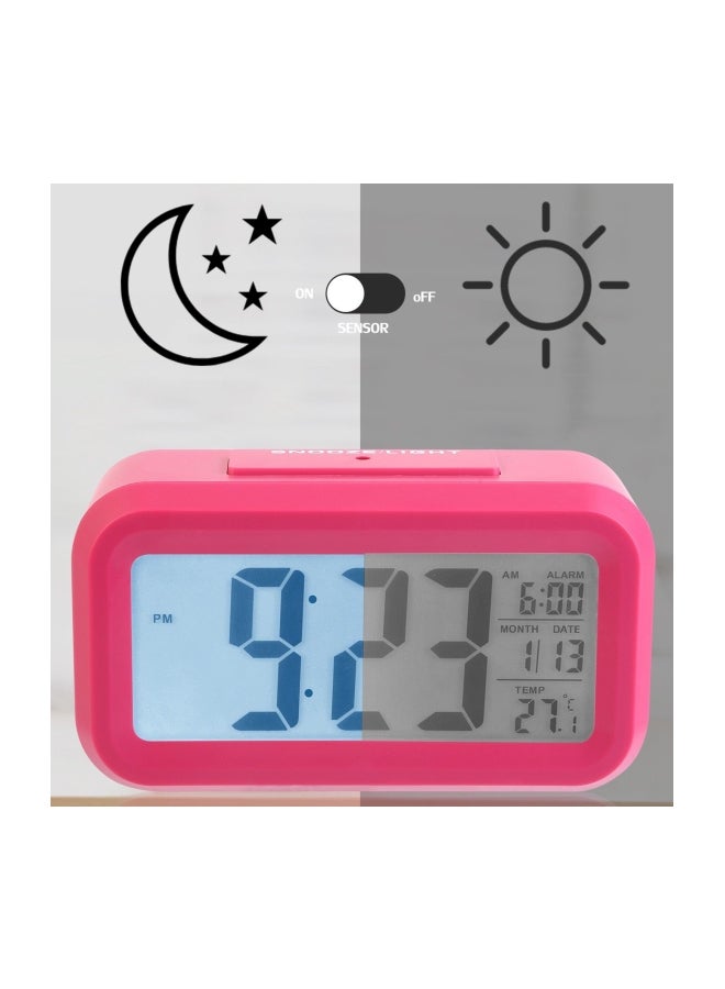 FRIEET Digital Sensor Alarm Clock Pink 5.31x1.81x3.07inch - Image 3