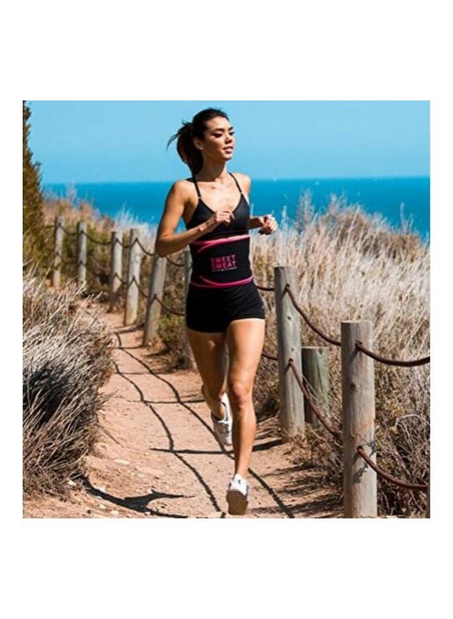 SPORTS RESEARCH Sweet Sweat Waist Trimmer Black/Pink  - Image 2