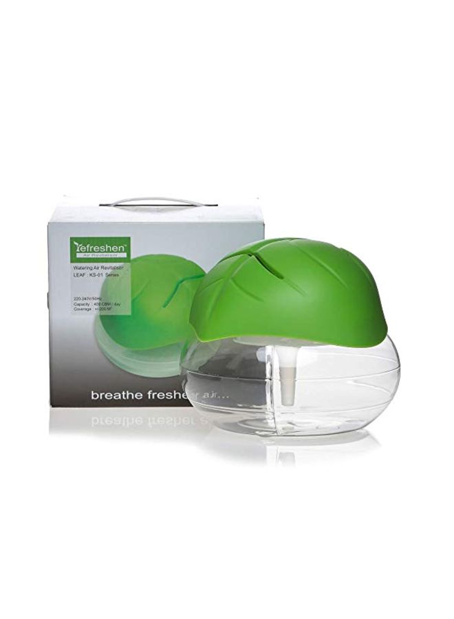 جهاز تنقية الهواء بالماء بقدرة 14 وات شفاف / أخضر - Image 2