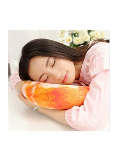 FRIEET U Shaped Neck Pillow Cotton Orange/White  - Image 3