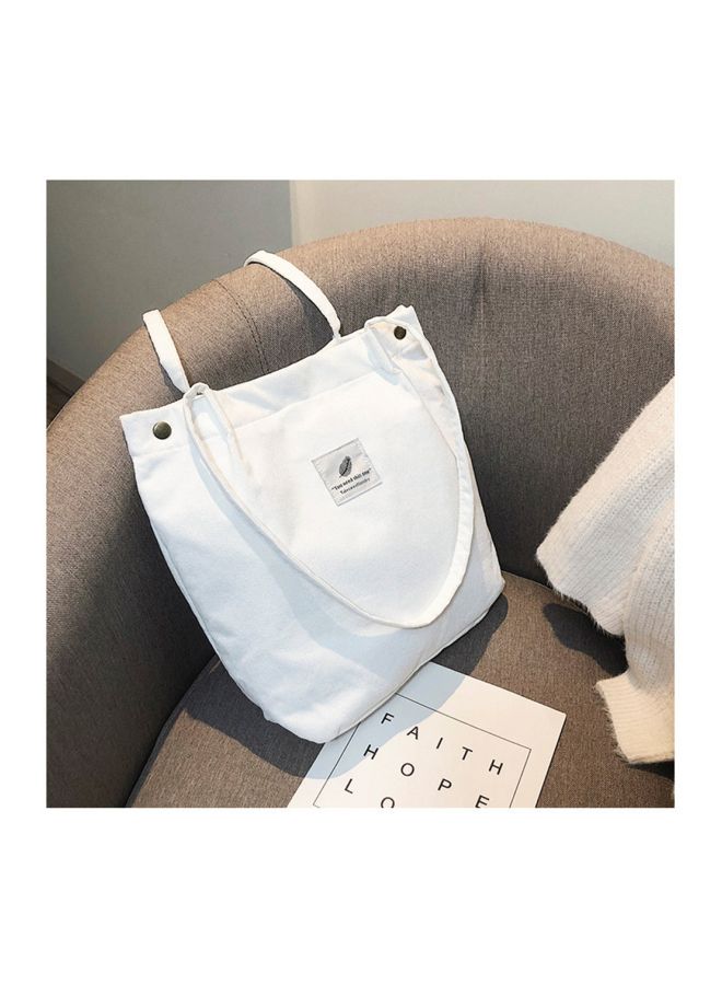 EHOME - Canvas Bucket Bag White - Image 1