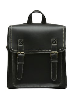 PU Leather Shoulder Bag Black
