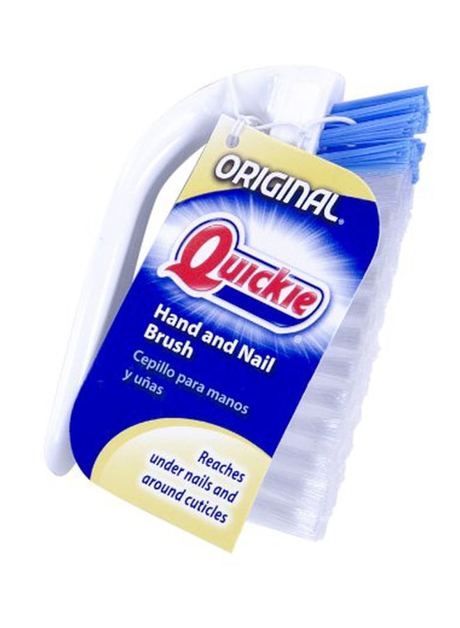 Quickie Hand And Nail Brush White/Blue - Image 2