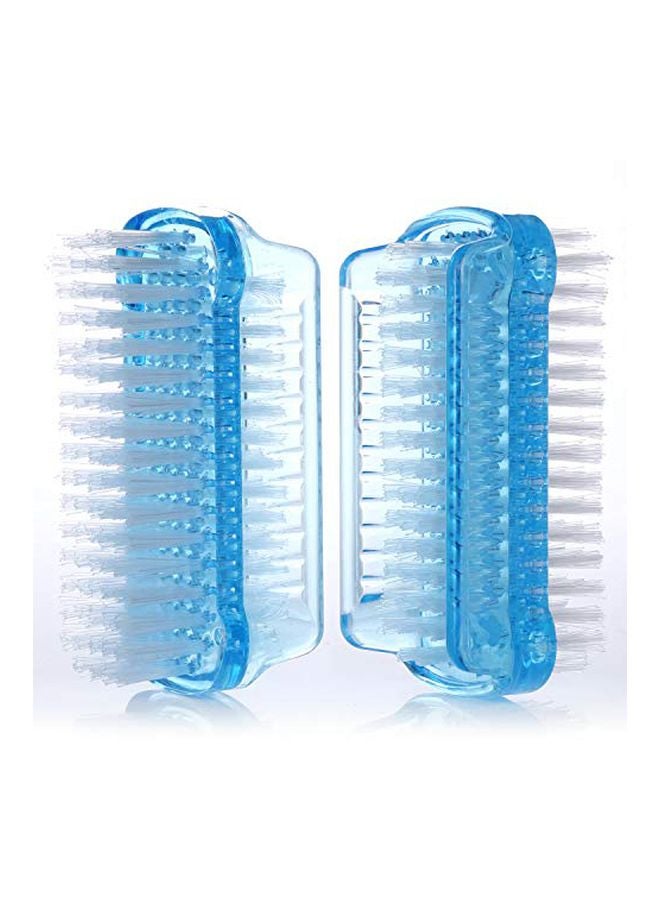 بي تي واي ام اس فرشاة أظافر بحجم مزدوج مكونة من 6 قطع أزرق/ أبيض - Image 2