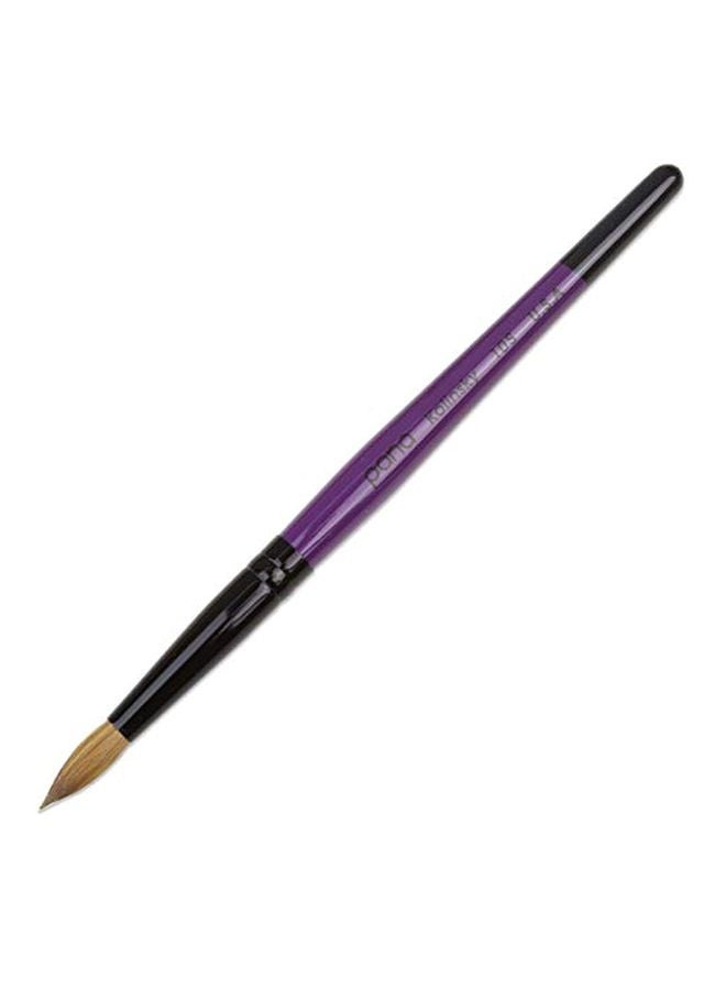 Pana Kolinsky Nail Art Painting Brush Purple/Black - Image 1