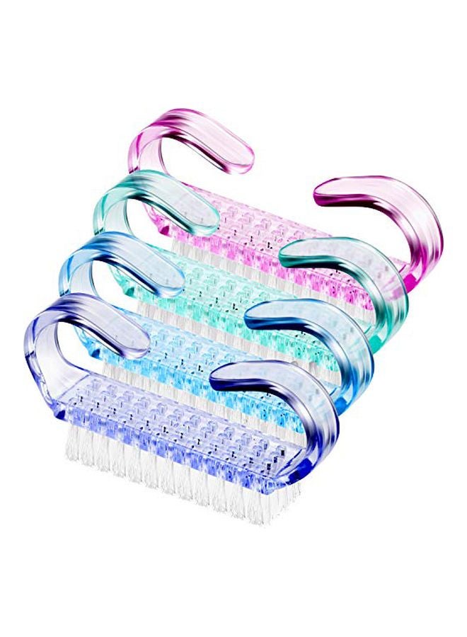 eBoot - 4-Piece Hand Scrubbing Brush Multicolour - Image 1