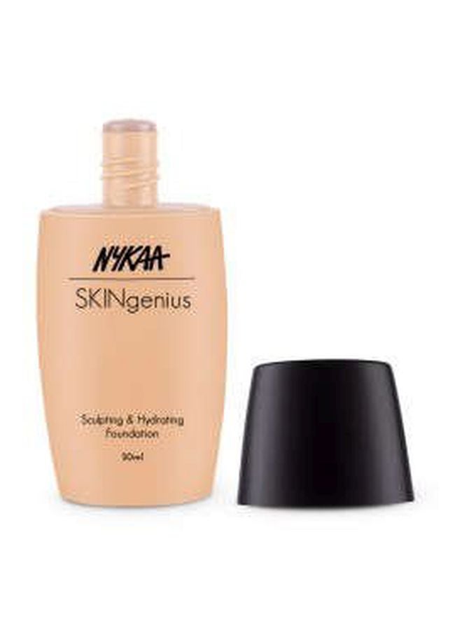 Nykaa - SKINgenius Sculpting And Hydrating Foundation 03 Warm Sand - Image 1