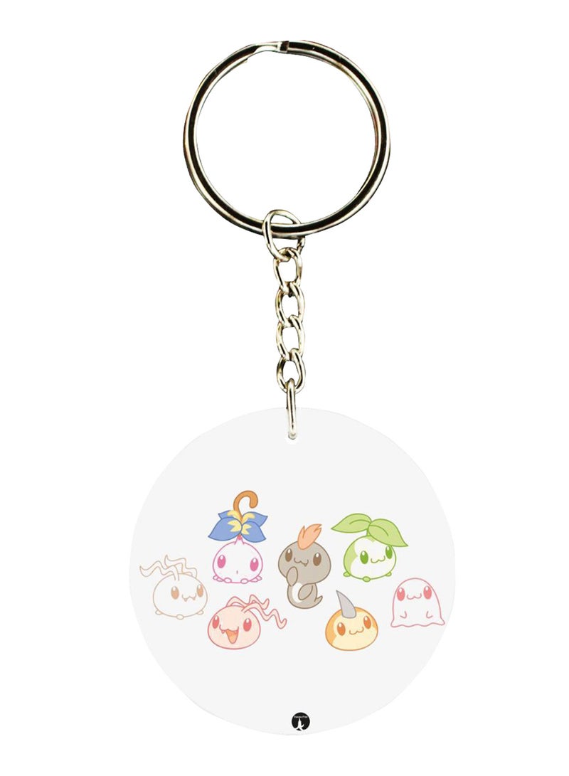 BP Anime Digimon Printed Keychain