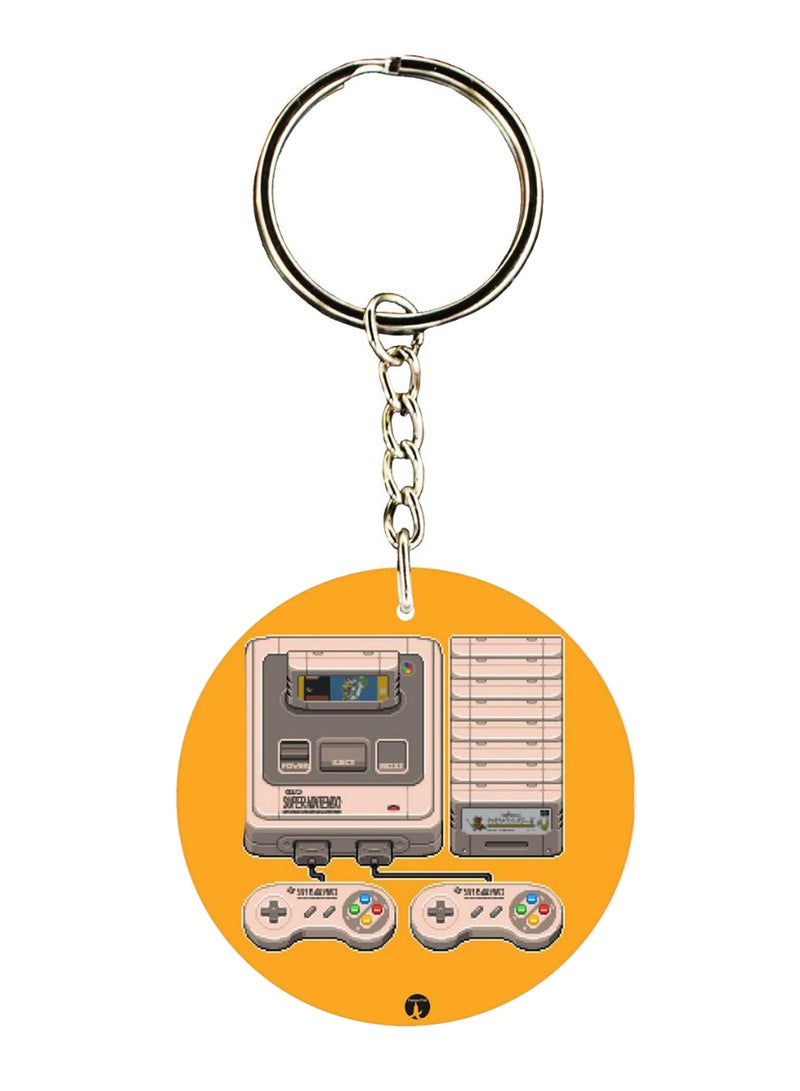 BP Double Sided A Console Printed Keychain