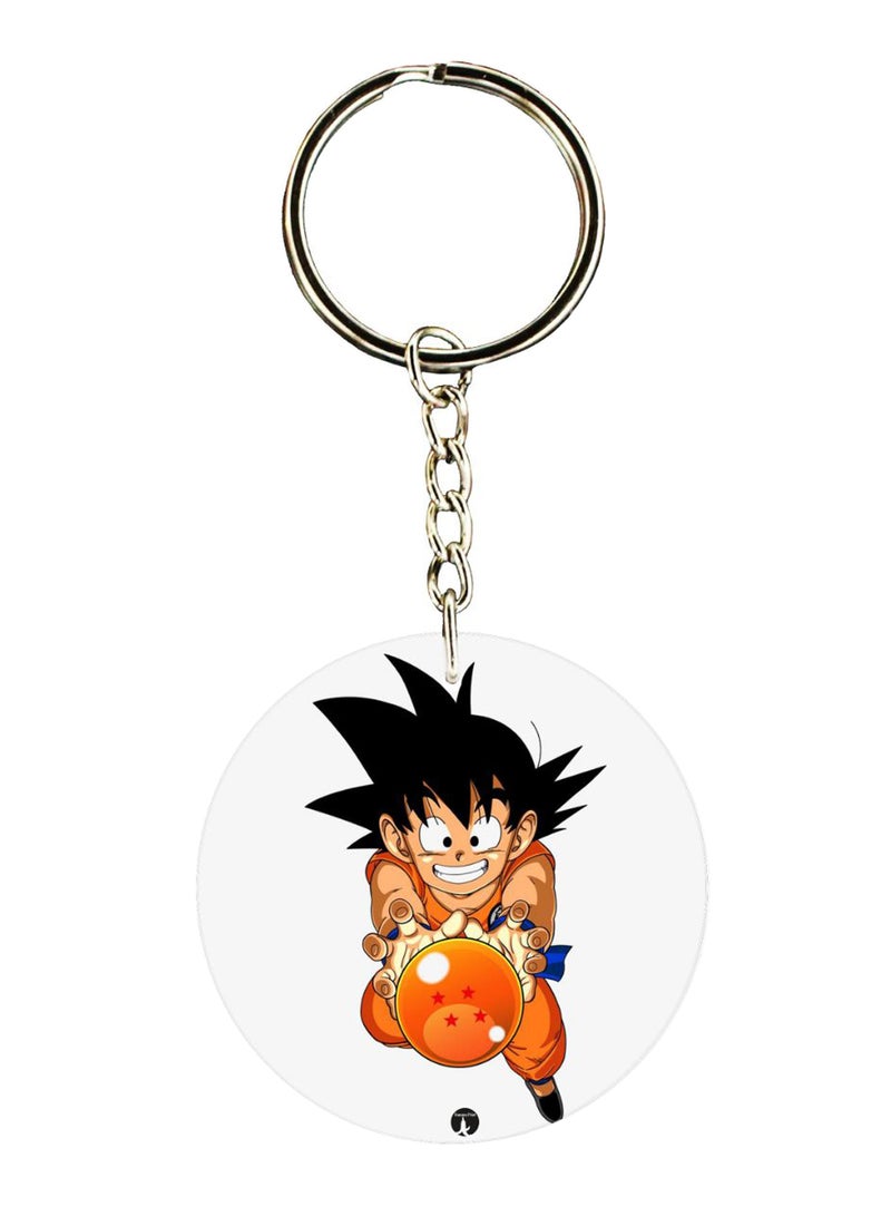 BP Double Sided The Anime Dragon Ball Printed Keychain