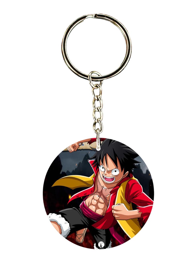 BP Double Sided The Anime One Piece Printed Keychain