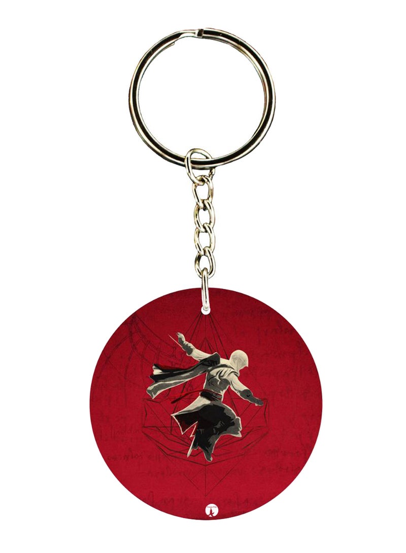 BP Double Sided Assasin's Creed Printed Keychain