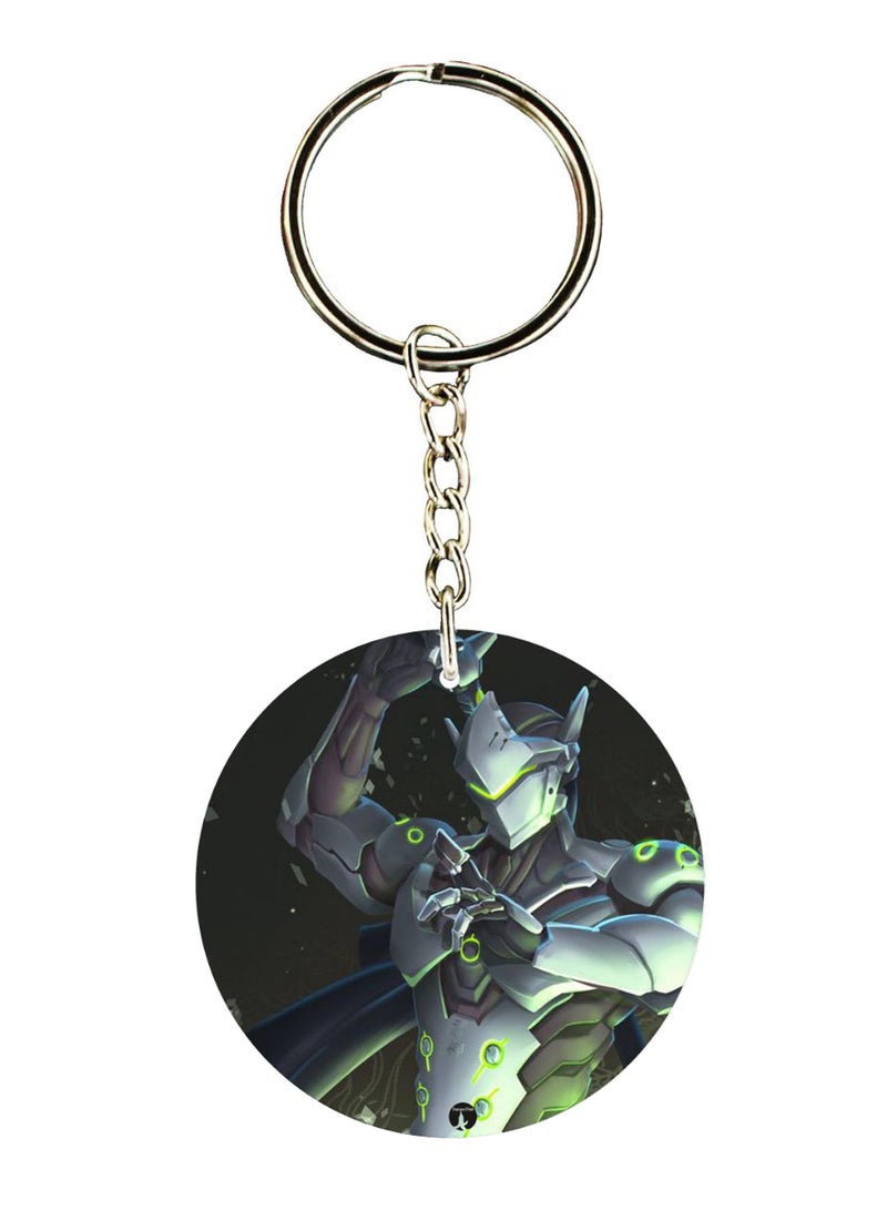 BP Double Sided Over-Watch Printed Keychain