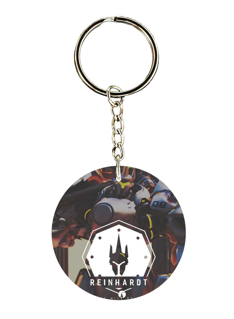 BP Double Sided Over-Watch Printed Keychain