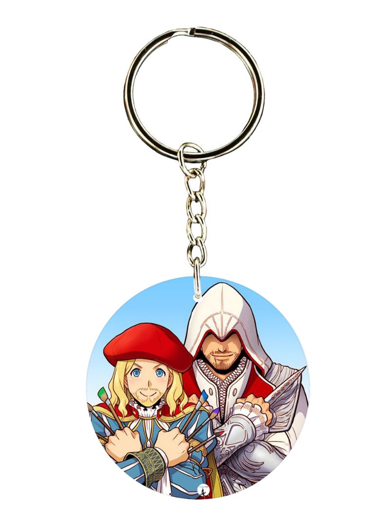BP Double Sided Assassin's Creed Printed Keychain