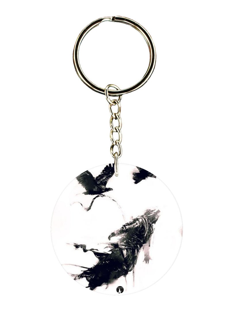 بي بي سلسلة مفاتيح بطبعة لعبة اساسنز كريد علي الوجهين