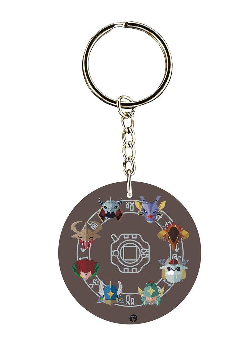 BP The Anime Digimon Printed Keychain