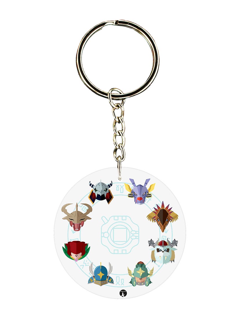 BP The Anime Digimon Printed Keychain