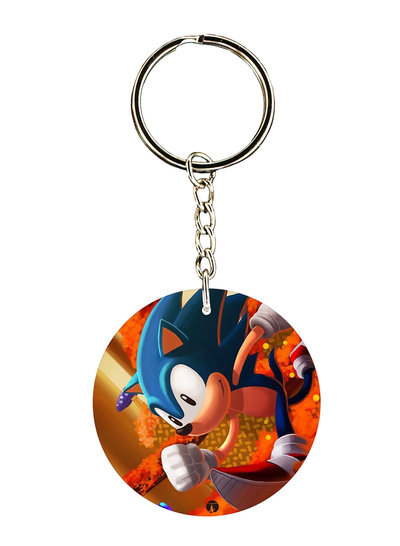 BP Sonic Printed Keychain