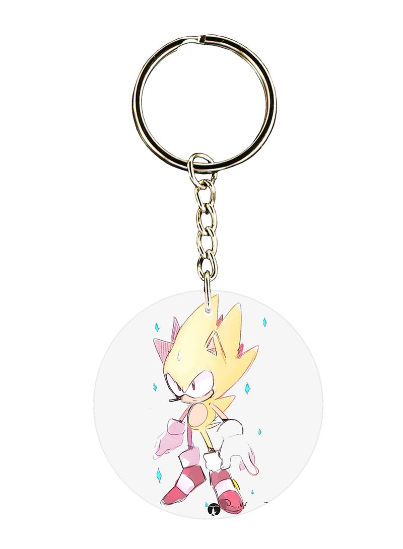 BP Sonic Printed Keychain