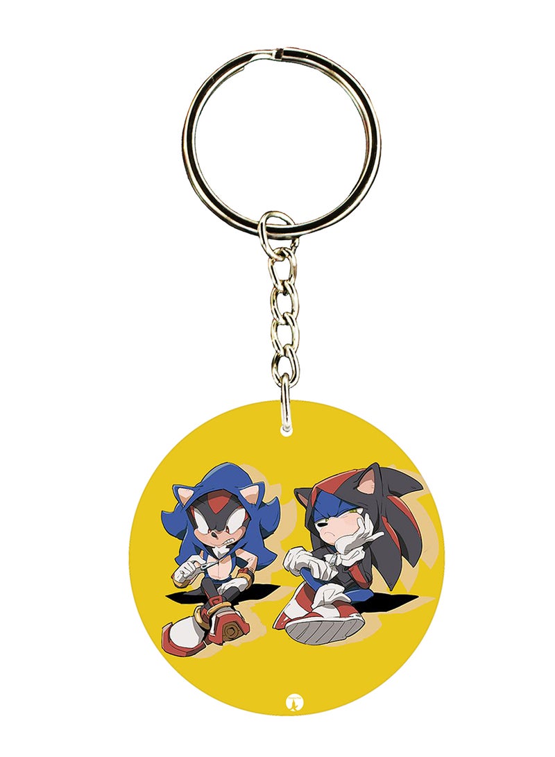 BP Sonic Printed Keychain
