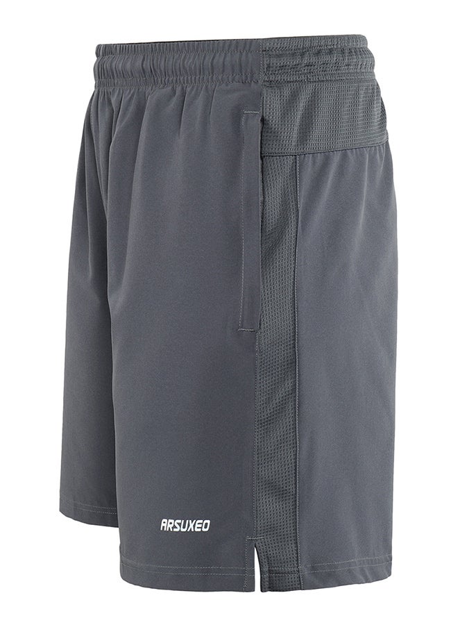 آرسوكسيو شورت كاجوال بخصر متوسط الارتفاع جيد التهوية رمادي - Image 5