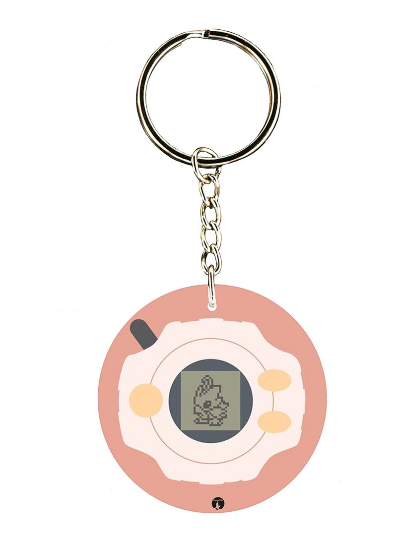 BP The Anime Digimon Double Side Printed Keychain