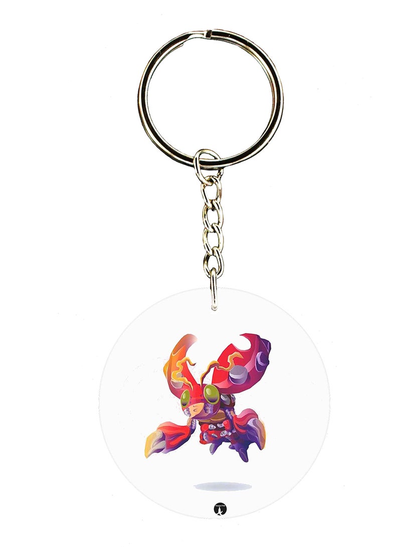 BP The Anime Digimon Double Side Printed Keychain
